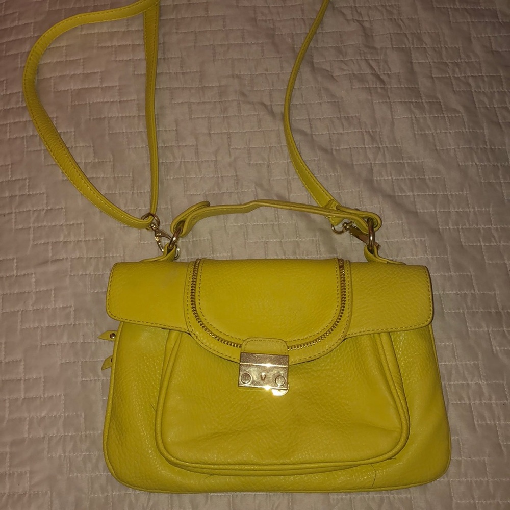 Yellow crossbody bag